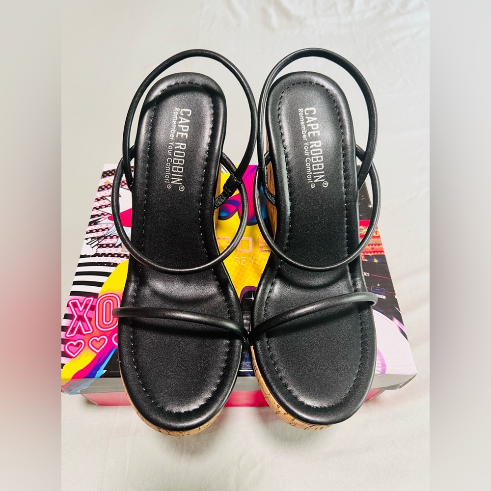 Cape Robbin ANDO - BLACK - WEDGES